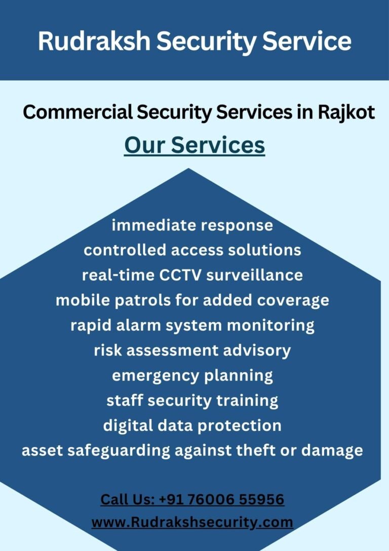 Commercial Security Service in rajkot